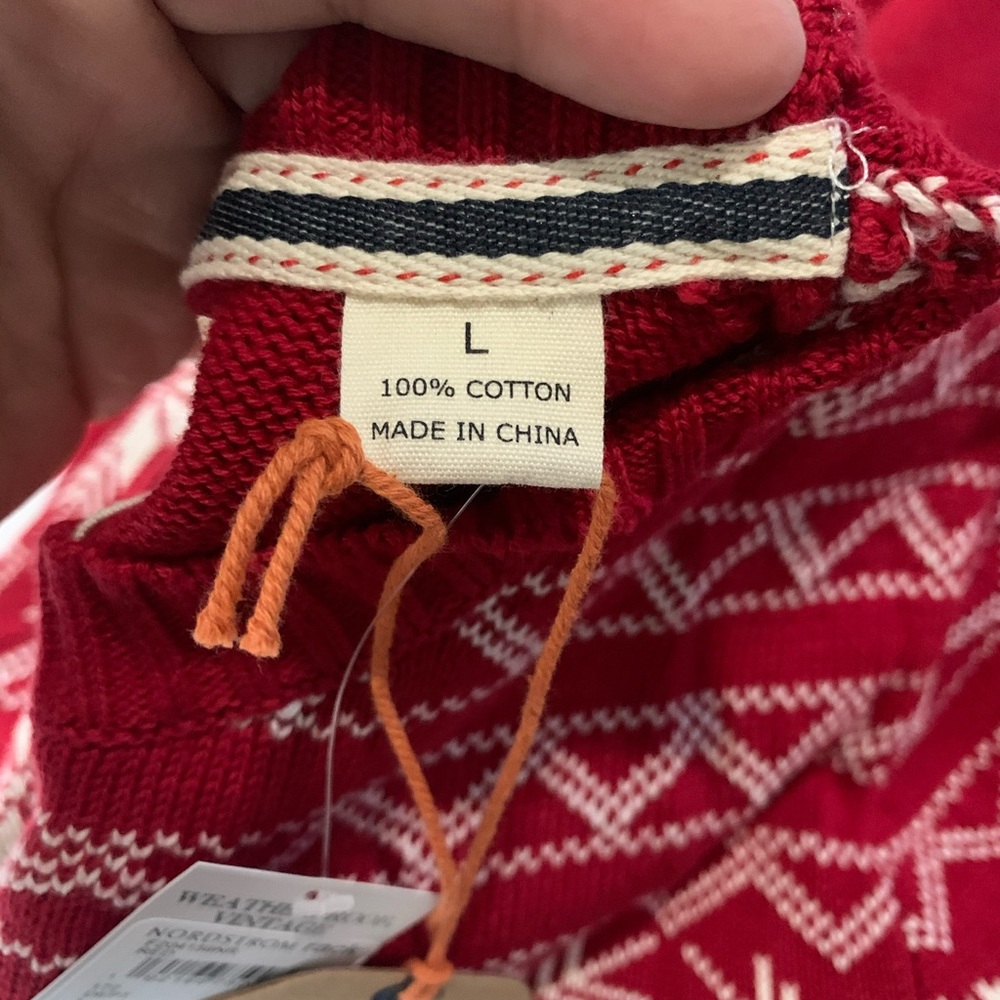 Weatherproof Vintage Snowflake Crew Neck Sweater NWT - Picture 10 of 11